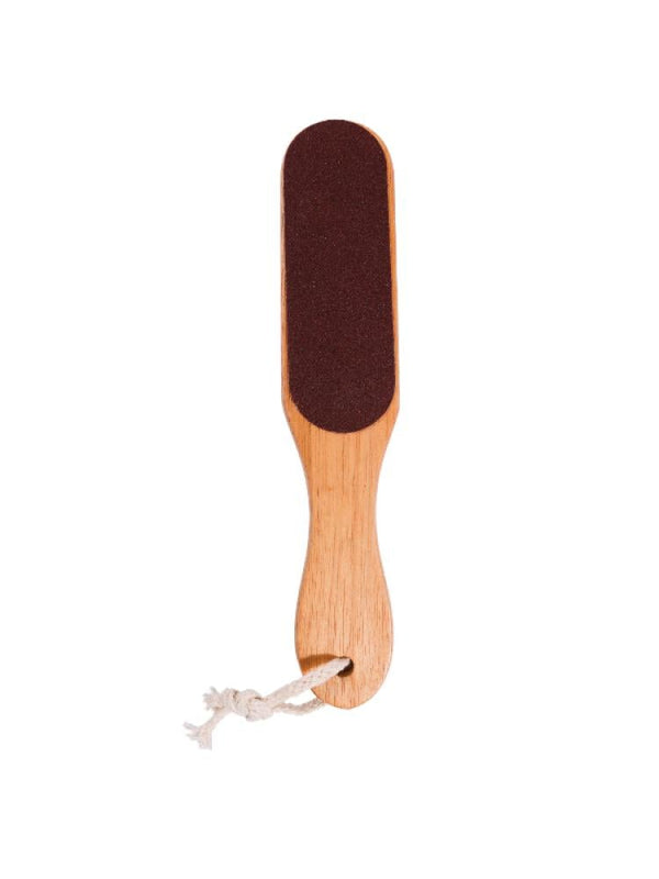 Salon System Wooden Footrest for Exfoliation and Pedicure