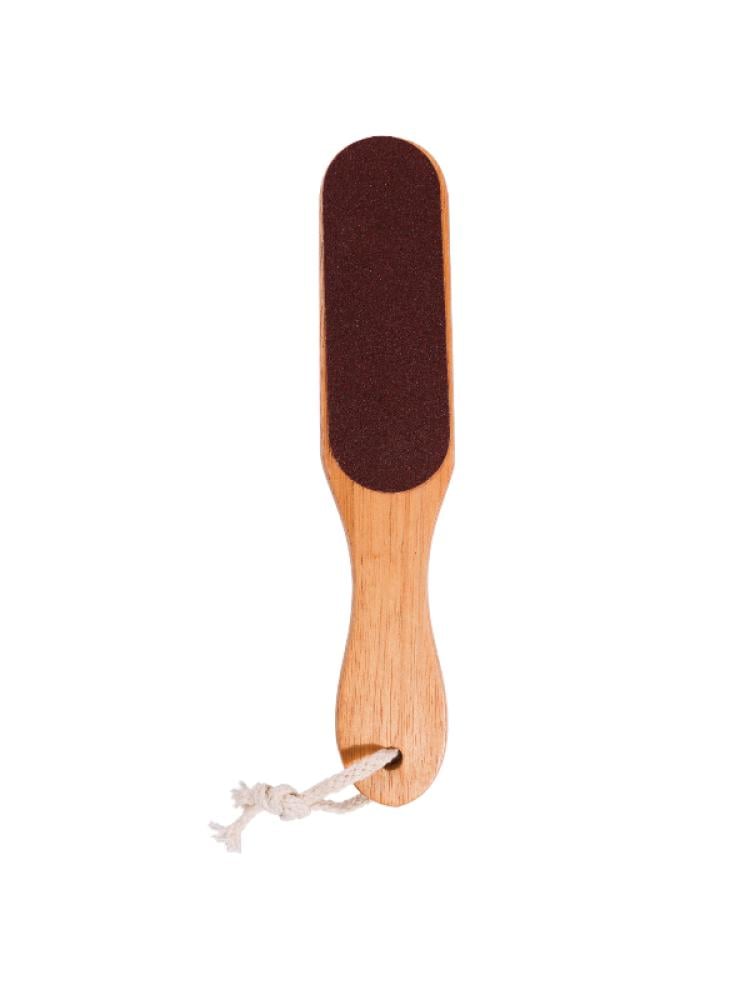 Salon System Wooden Footrest for Exfoliation and Pedicure