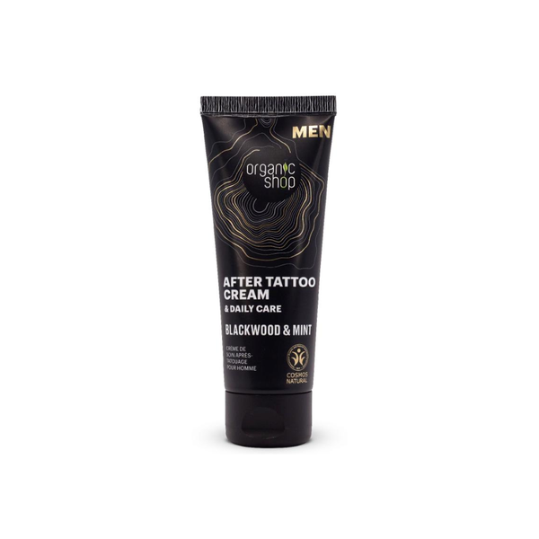Organic Shop Post-Tattoo Cream Black Wood and Mint 75ml