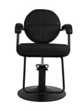 Salon System Women's Salon Chair BM5921B - Black Synthetic Leather