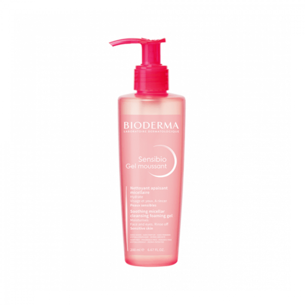Bioderma Sensibio Gel Moussant Cleansing Gel for Sensitive Skin, 200ml