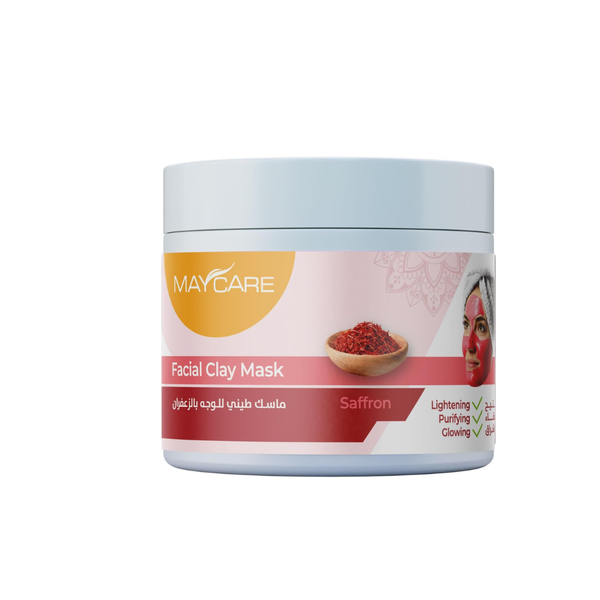 Maycare Saffron Clay Face Mask, Deep Cleansing, 550g