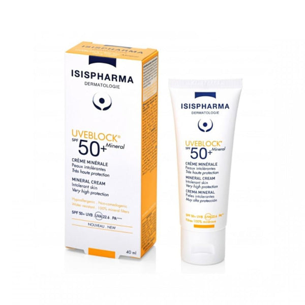 Isispharma Sunscreen Cream SPF 50+ UVA UVB Protection, 40ml