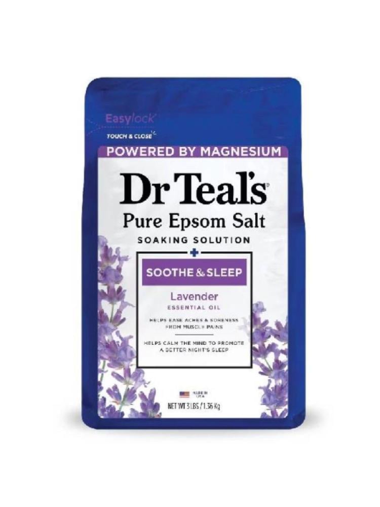Dr Teal's Soothe & Sleep Lavender Epsom Salt Soak 1360g