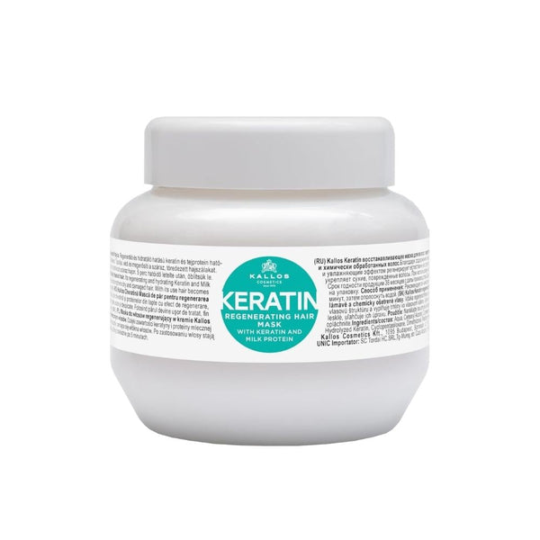 Kallos Keratin Hair Renewal Mask - Repair and Hydration, 275ml