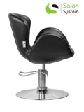 Salon System Ladies Chair Black Faux Leather