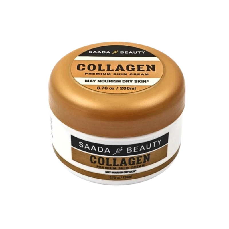 Saada Beauty Collagen Cream, Skin Hydration & Elasticity, 200ml