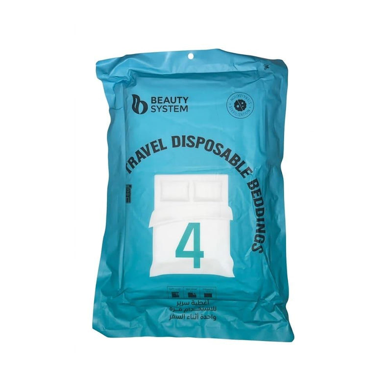 Disposable Bed Sheets 4-Piece Set Liquid-Resistant Beauty System 200x220cm