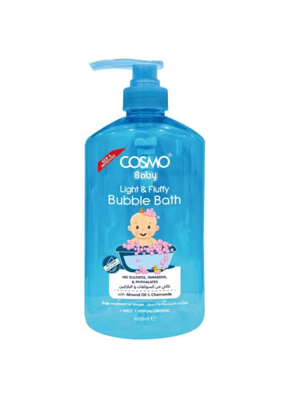 Cosmo Baby Bubble Bath with Almond Oil & Chamomile - 1000ml