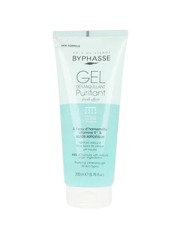 Facial Gel Wash Salicylic Acid & Vitamin E Purifying Byphasse 200ml