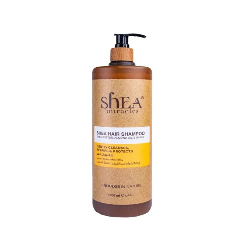 Shea Miracles Almond Oil and Honey Shampoo for Damaged Dry Hair, 1000ml