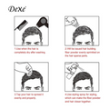 Dixie Hair Thickening Powder, Black, 22g, for Hair Gap Coverage