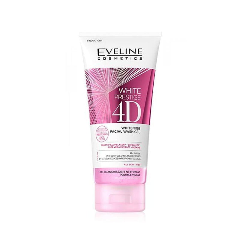 Eveline Facial Wash Gel Brightening White Prestige 4D 200ml