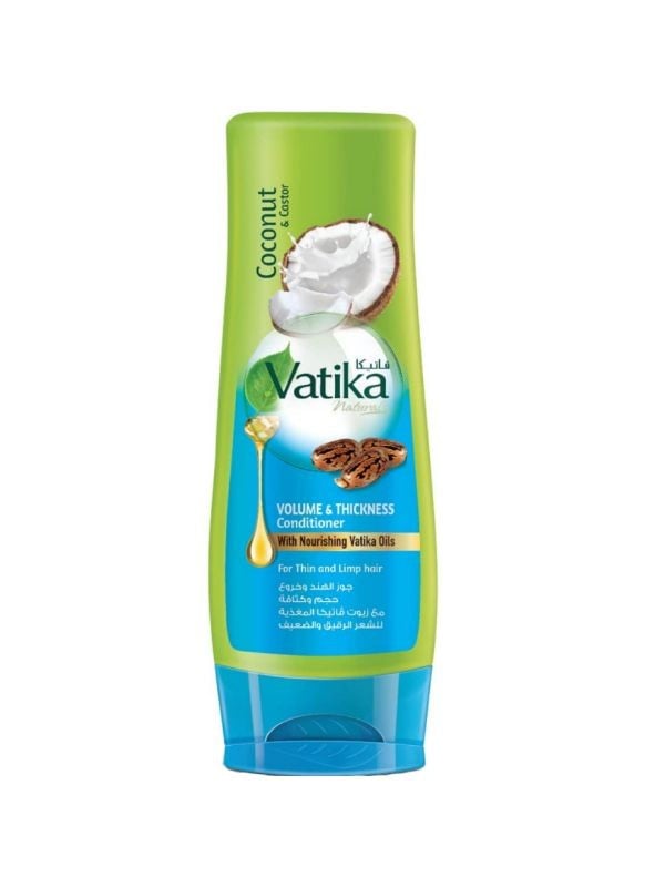 Vatika Coconut & Castor Thickening Conditioner for Hair Density - 400 ml