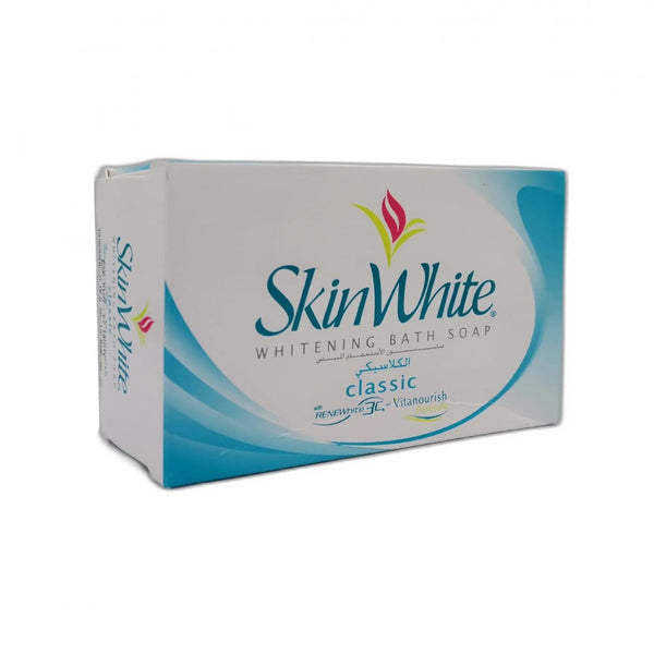 Skin White Classic Blue Soap Bar for Daily Cleansing, 135g