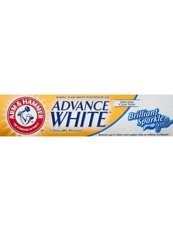 Arm & Hammer Advance White Brilliant Sparkle Gel Toothpaste, 115g