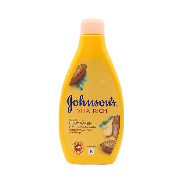 Johnson's Vita Rich Body Wash, Cocoa Butter, Moisturizing, 250ml