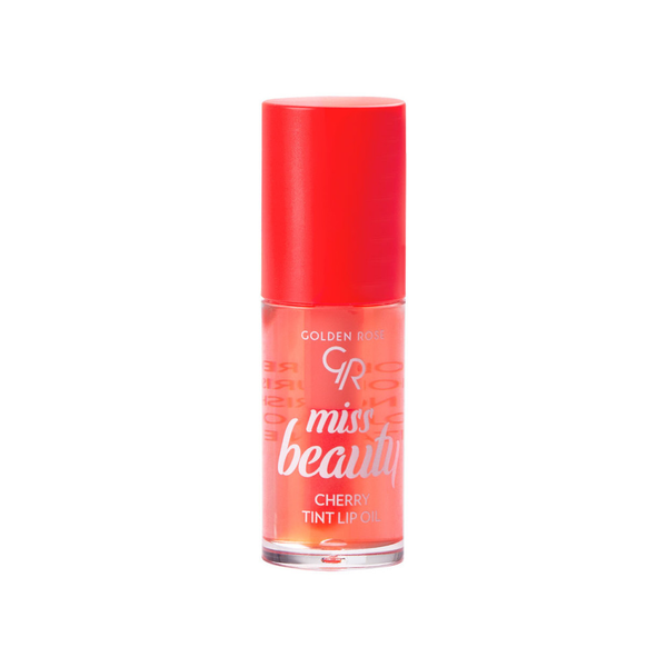 Golden Rose Tint Lip Oil Vegan Cherry Oil Jojoba Oil Vitamin E 6ml