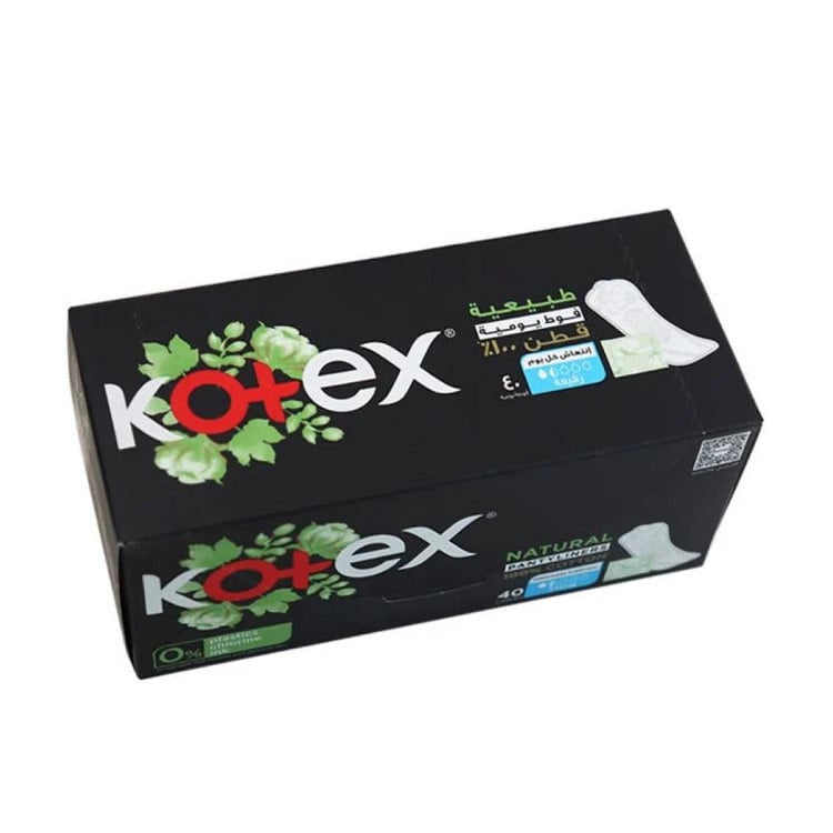 Kotex Thin Daily Liners, Odor-Neutralizing, 40 Count