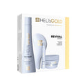 Hills Gold 4-Piece Hair Care Set Shampoo Mask Serum Brush