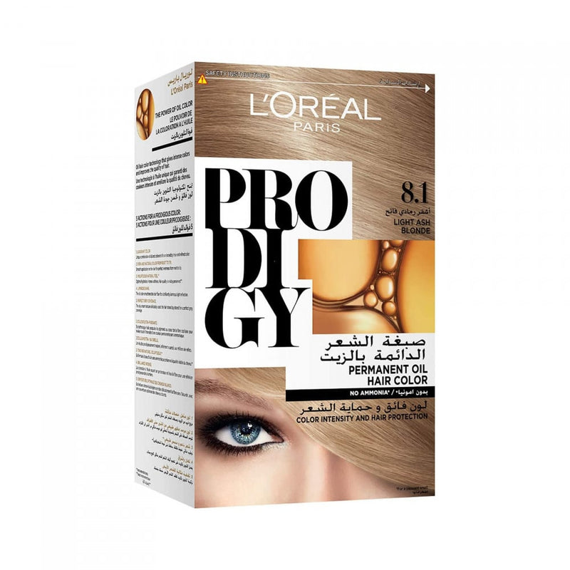 L'Oreal Paris Ammonia-Free Hair Color, Light Ash Blonde 8.1, 180ml