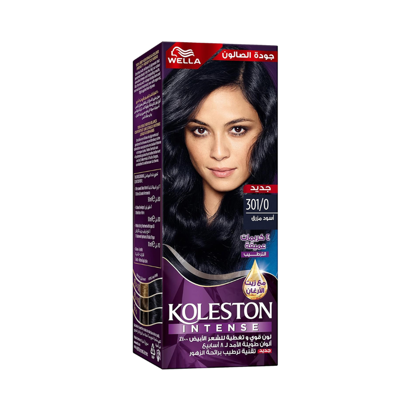 Wella Koleston Permanent Hair Dye 301/0 Blue Black 100ml