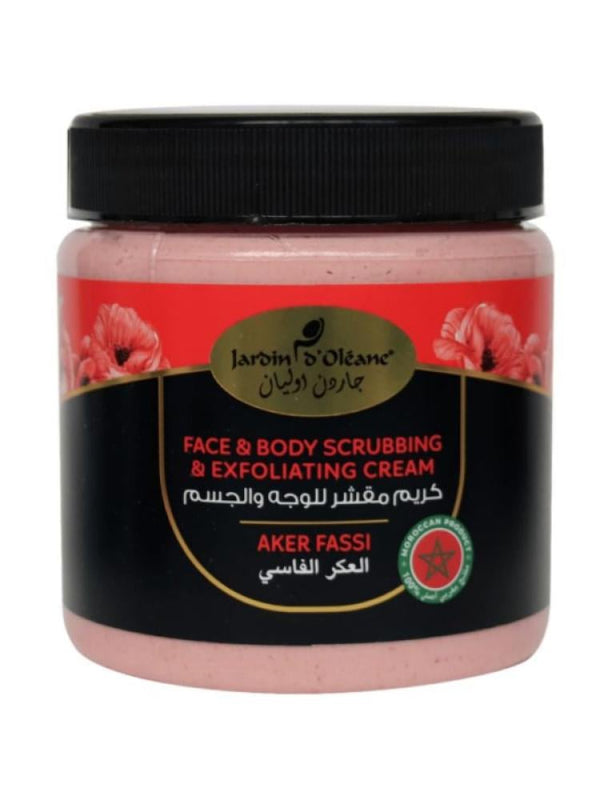 Exfoliating Cream for Face and Body Aker Fassi Garden Olean 500 ml