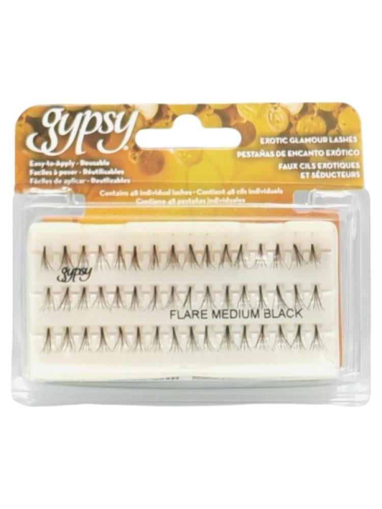Gypsy Individual Eyelash Extensions - 48 Black Lashes | Medium
