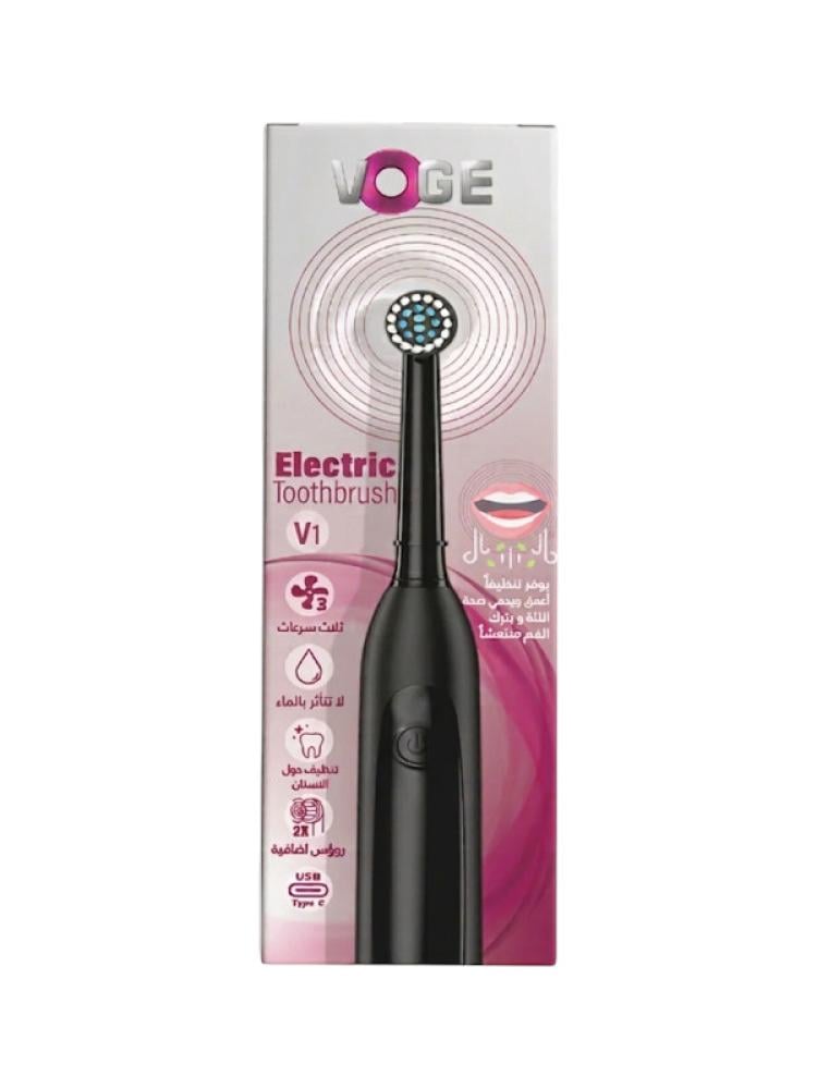 Best Electric Toothbrush 2022 Rechargeable Vibration VOGE with 2 Brush Heads