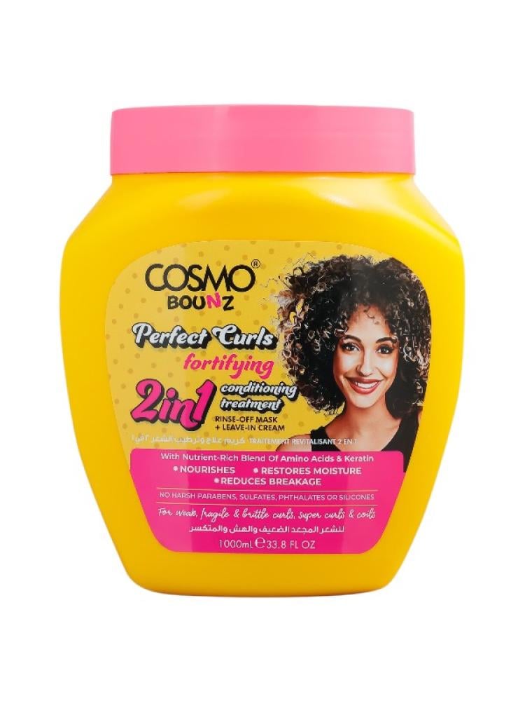 Cosmo Bounz Fortifying 2-in-1 Treatment Cream Keratin Amino Acids - 1000ml