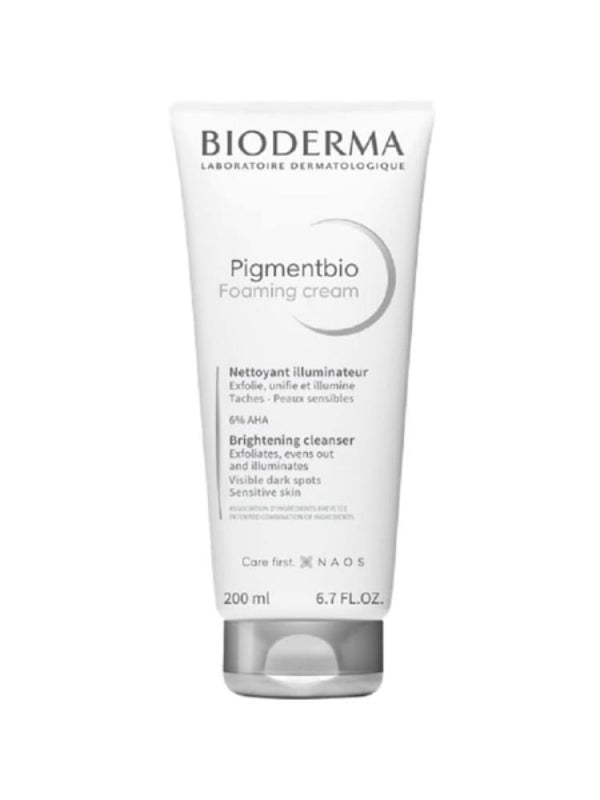 Bioderma Pigmentbio Foaming Cream Brightening Exfoliating Moisturizing 200ml
