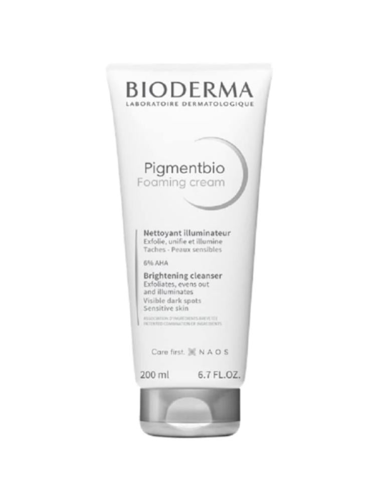Bioderma Pigmentbio Foaming Cream Brightening Exfoliating Moisturizing 200ml