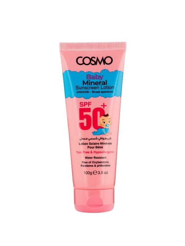Mineral Sunscreen SPF 50+ Kids Water Resistant Cosmo 100g