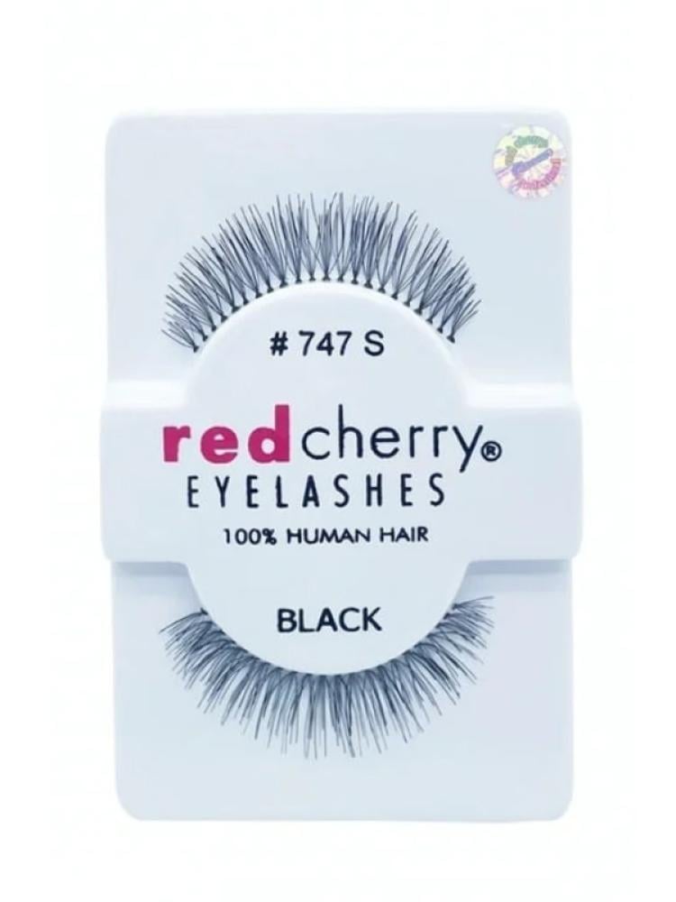 Red Cherry Eyelashes 747S Natural Human Hair False Lashes