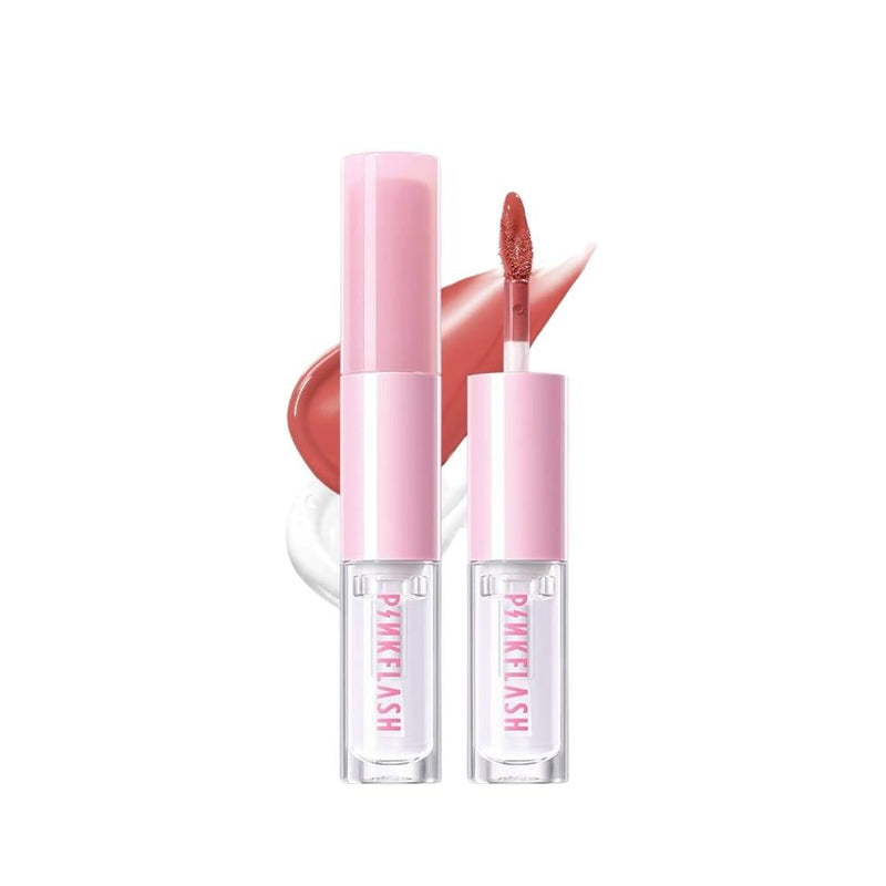 Pink Flash 2-in-1 Liquid Lipstick and Lip Gloss in RD01