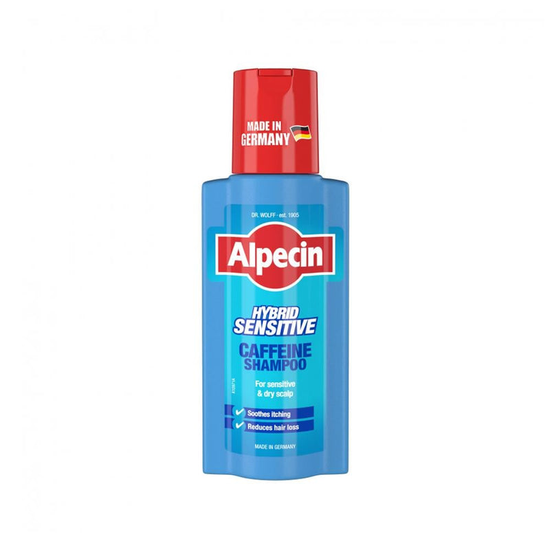 Hybrid Caffeine Shampoo for Sensitive Scalps - Alpecin - 250ml