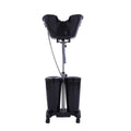 Salon System Portable Electric Washbasin T0142 - Double Bowl Black
