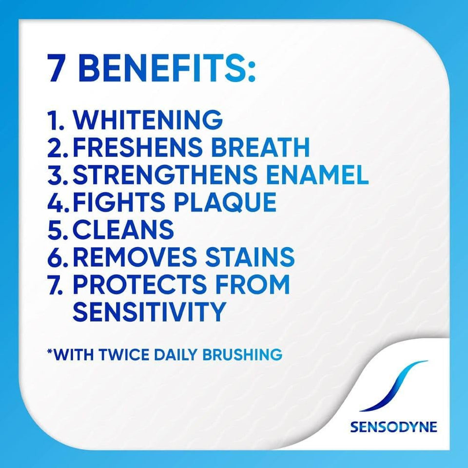 Sensodyne Multi-Care Whitening Toothpaste for Sensitive Teeth Fresh Breath 75ml