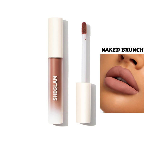Sheglam Naked Brunch Matte Liquid Lipstick, Long-Lasting, 3.1g
