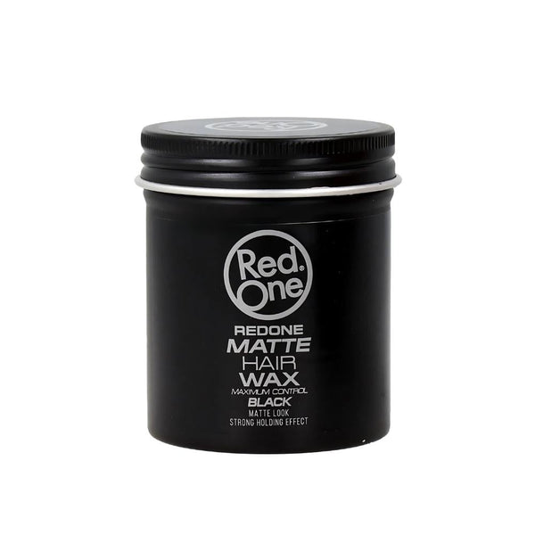 Red One Matte Hair Wax Long-Lasting Hold Black 100ml
