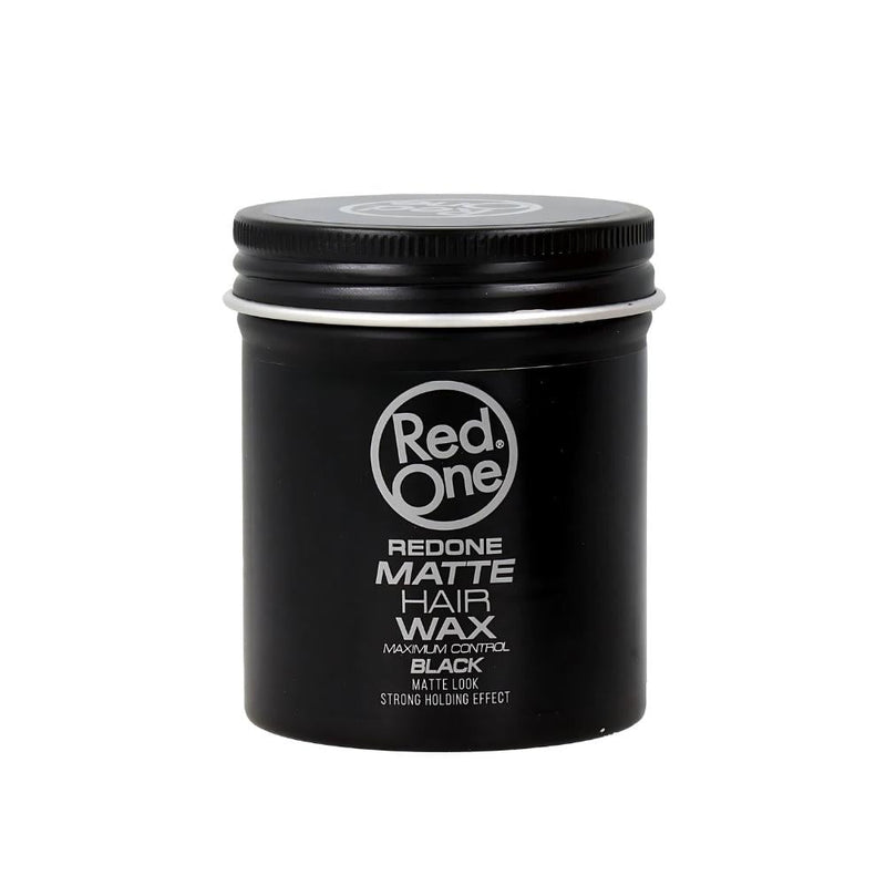 Red One Matte Hair Wax Long-Lasting Hold Black 100ml