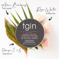Tgin Rose Water Moisturizing Hair Mask for Dry and Frizzy Hair 340ml