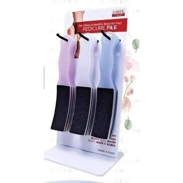 Loox Double-Sided Foot File P-167 Coarse and Smooth