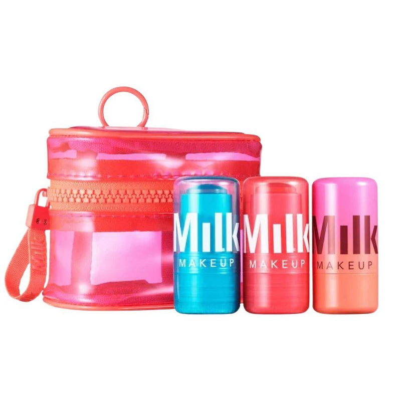 Milk Makeup Jelly Skin Skincare Set, 3-Piece Gel Serum and Blush Kit