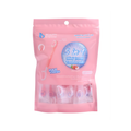 Beauty System Peach Flavored Dental Kit with Toothbrush Toothpaste and Floss 10 Pieces