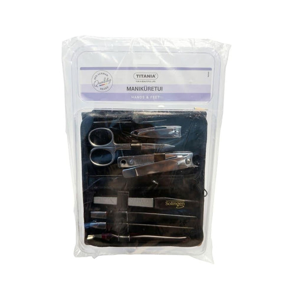 Top Rated Manicure Set 8 Piece Professional Nail Kit Titania