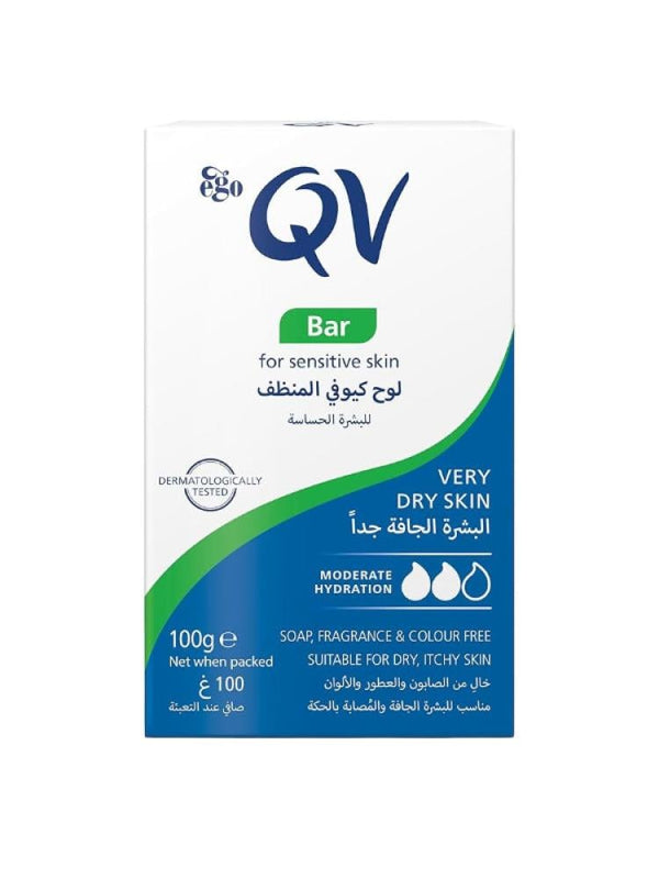 Natural Beauty Cleansing Bar Soap-Free QV 100g