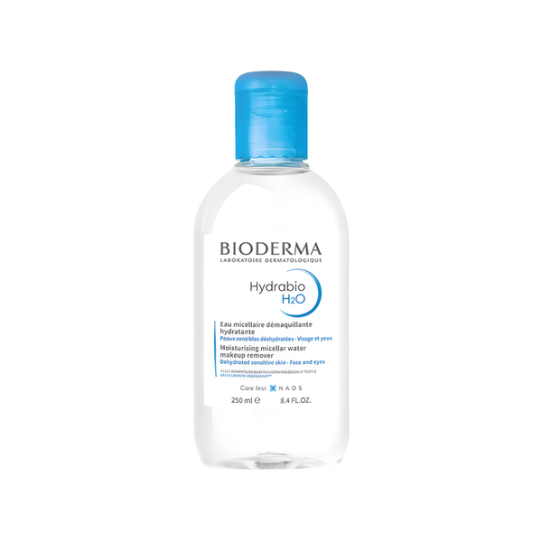 Bioderma Hydrabio Micellar Water Makeup Remover for Dry and Sensitive Skin, 250ml