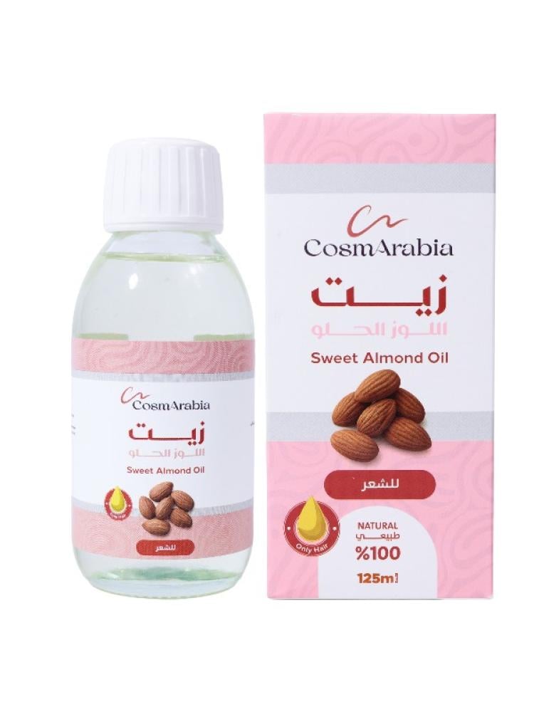 Nourishing Hair Oil with Sweet Almond Extract by CosmArabia 125ml