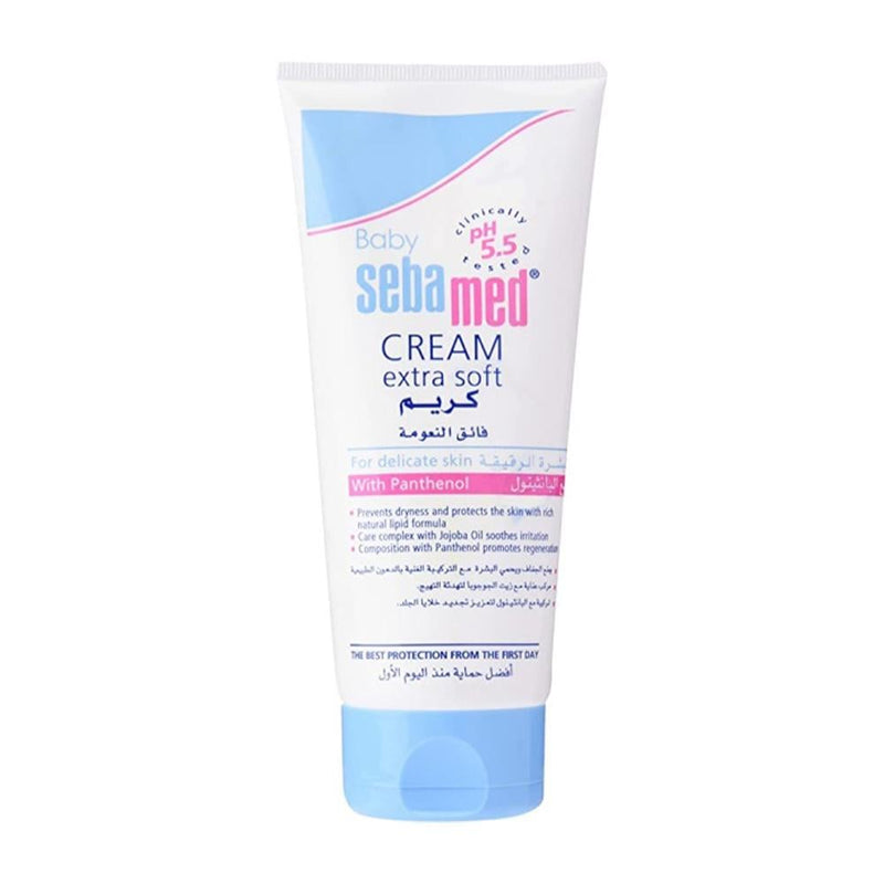 Baby Moisturising Cream with Panthenol and Sweet Almond Oil - Sebamed 200ml
